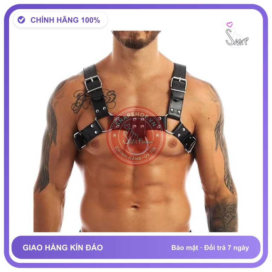(Che Tên) Dây Nịt Ngực Bằng Da Cao Cấp Cao Cấp Bảo Đảm
