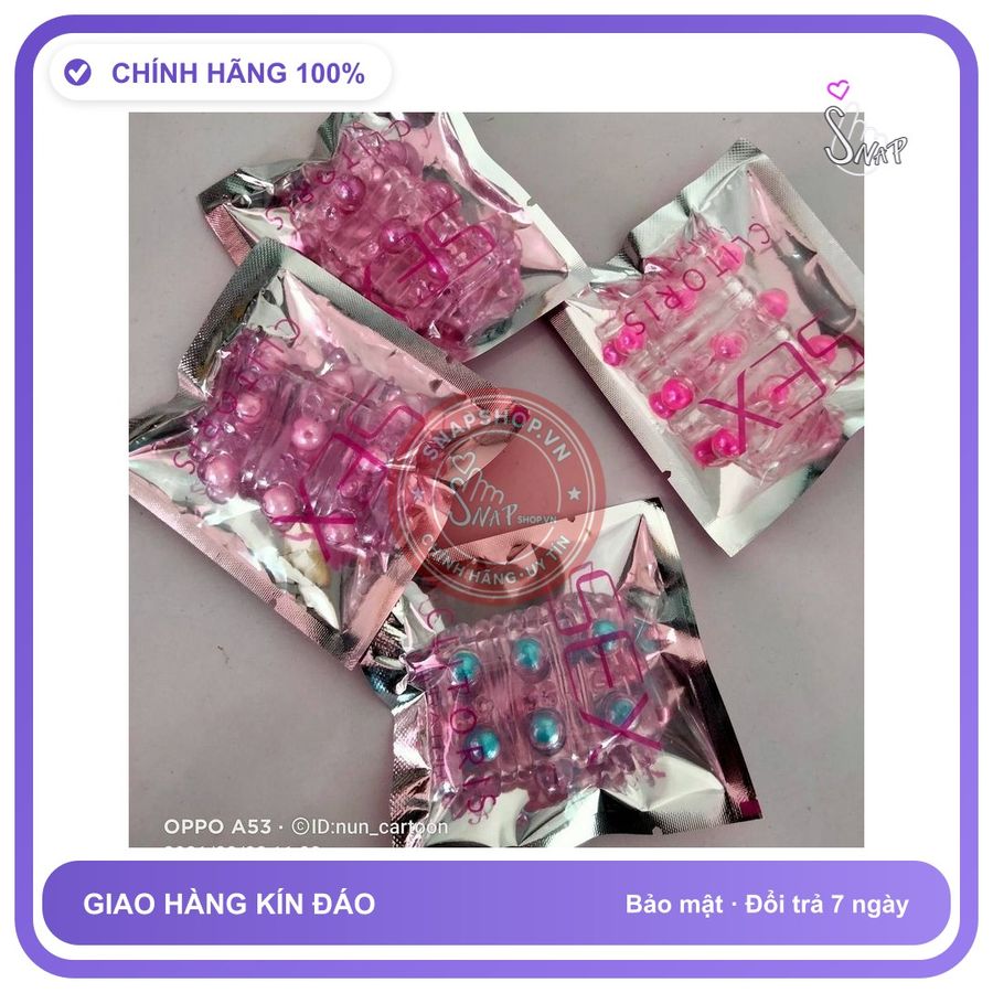 (Che Tên) Bao cao su đôn vòng râu, đôn vòng trơn, đôn khúc bi cho nam Cao Cấp Bảo Đảm