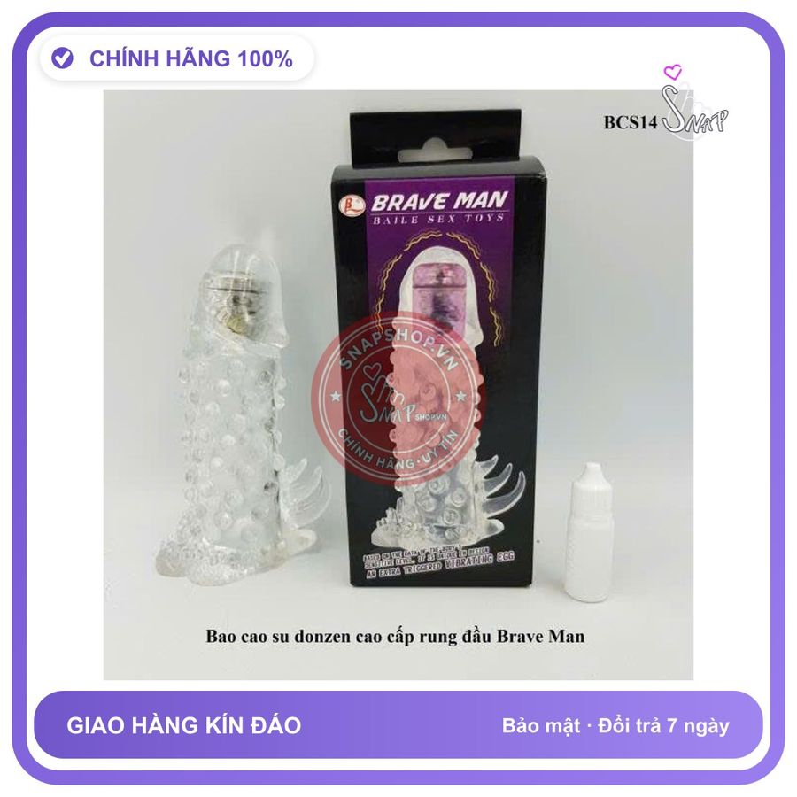 (Che Tên) Bao cao su đôn dên rung ở đầu-tăng kích thước cậu bé - Snapshop