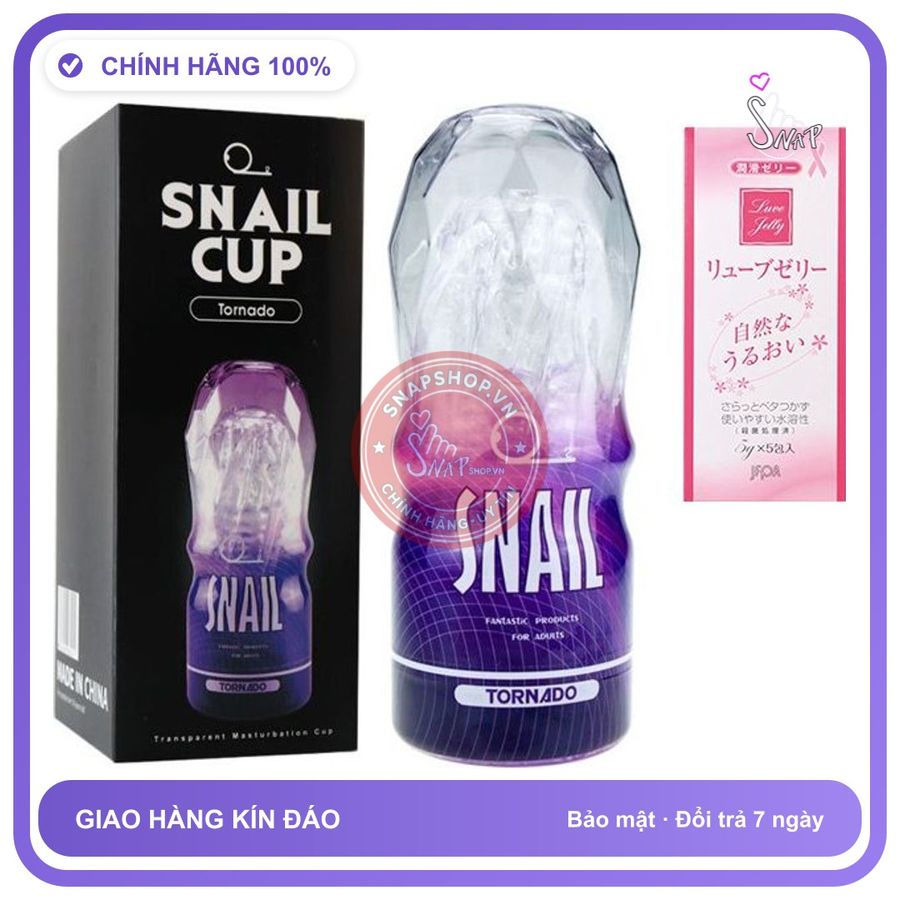 (Che Tên) Cốc Hỗ Trợ Nam Giới Trong Suốt Snail Hỗ Trợ 24/7