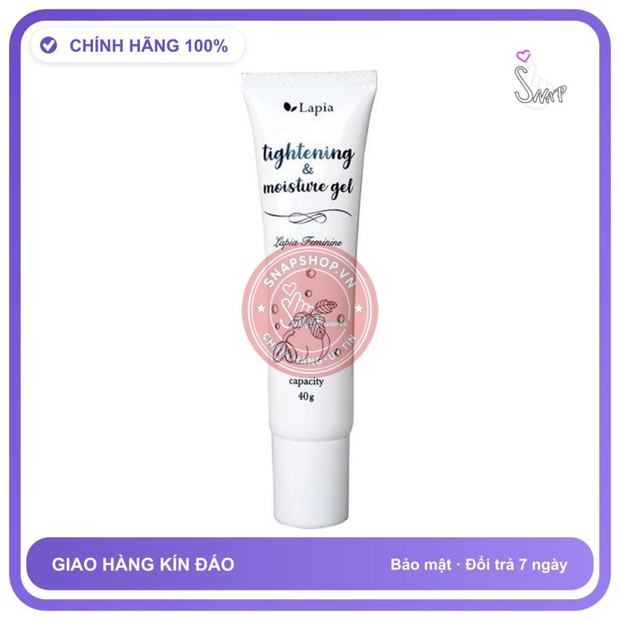 (Che Tên) Gel Bô.i Trơ.n Se Khít Cô Bé Của Nhật Bản Lapia Hộp Trắng Kín