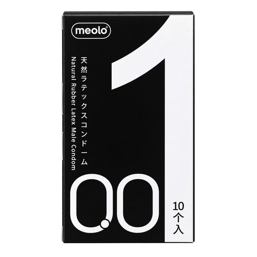 Bao cao su Meolo 001 đen trơn, mỏng, cảm giác chân thật, nhỏ gọn