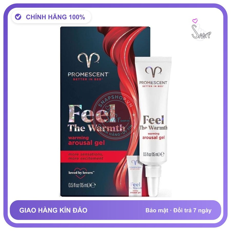 (Che Tên) Gel Kích Thích Khoái Cảm Tạo Ấm Promescent Warming - Mỹ Bảo Mật Tuyệt Đối