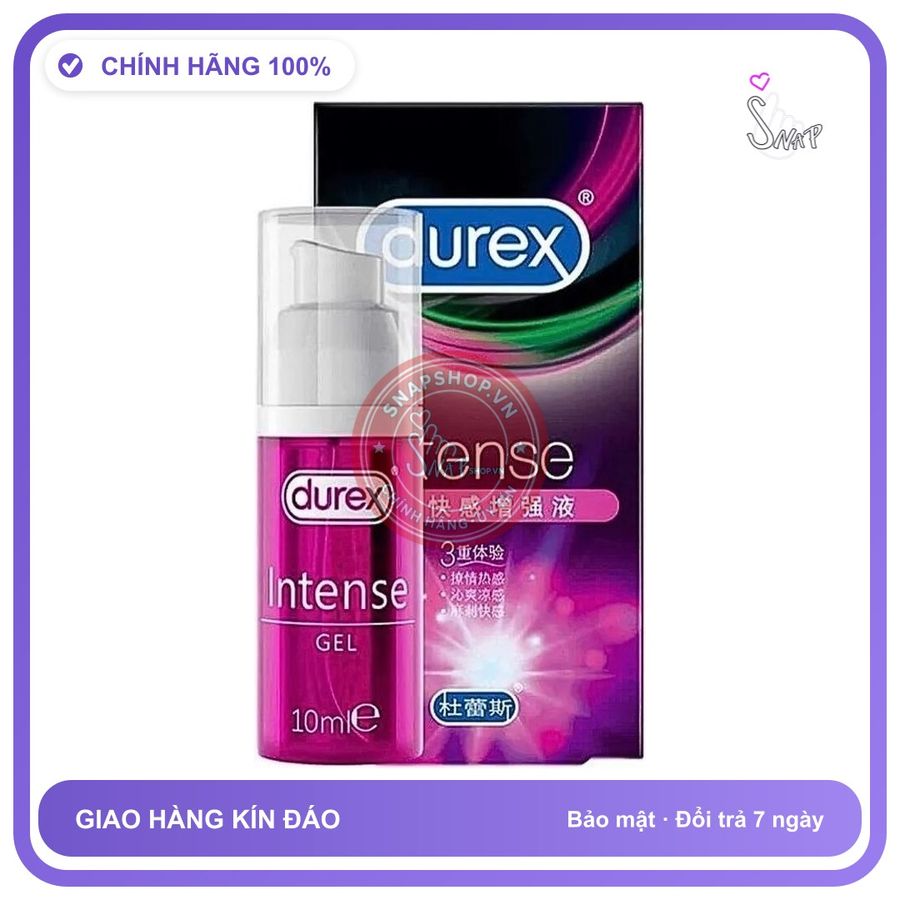 (Che Tên) Gel Durex Intense Orgasmic Chính Hãng - Tăng Khoái Cảm Cao Cấp Bảo Đảm
