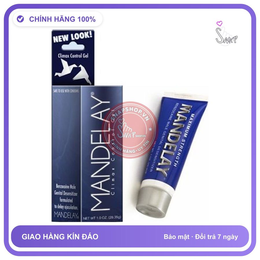 (Che Tên) Gel bôi trơn Mandelay chính hãng USA Cao Cấp Bảo Đảm