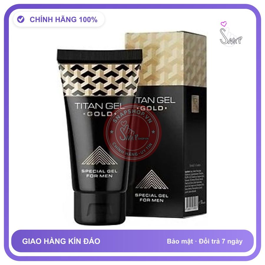 (Che Tên) Gel Titan Gold Chính Hãng 50ml - Nhập Khẩu Nga - Snapshop