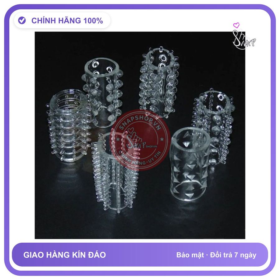 (Che Tên) Bao cao su Đôn Khúc Silicone Chính Hãng Hộp 6 Chiếc 6 kiểu Hỗ Trợ 24/7
