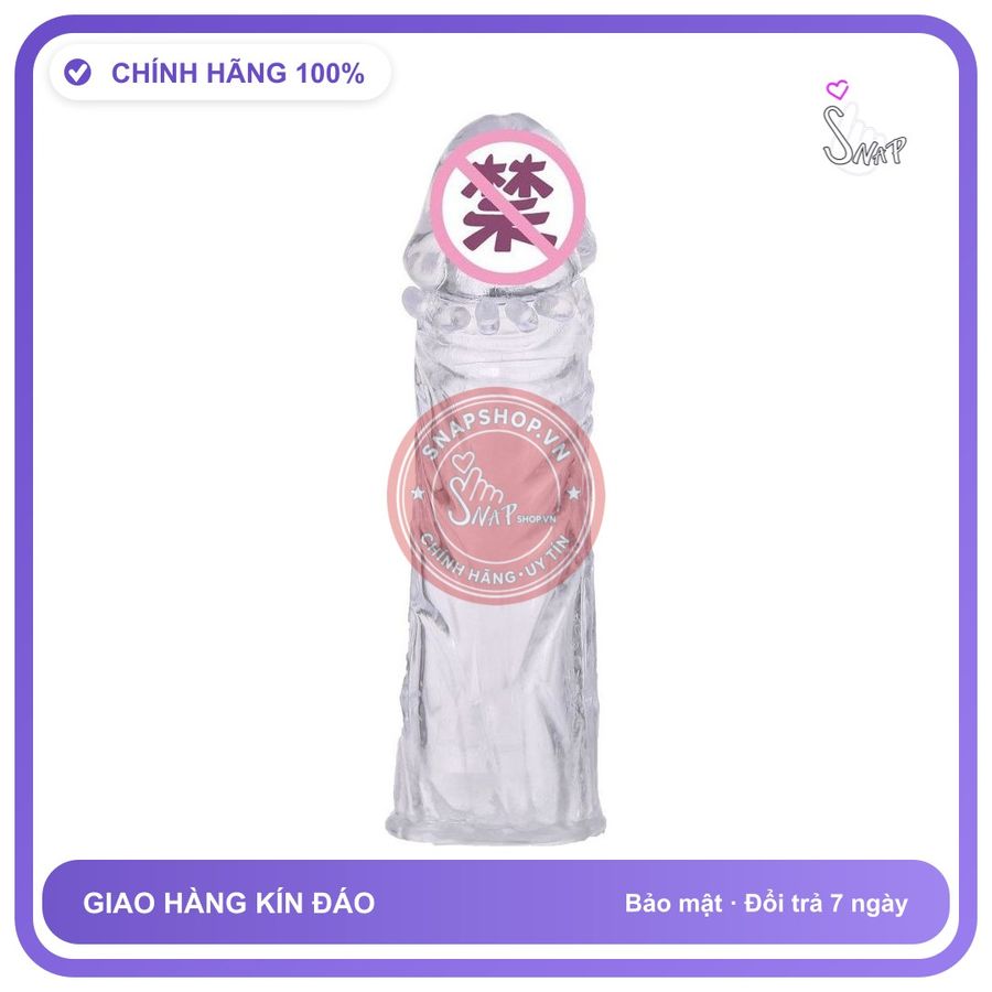(Che Tên) Bao cao su đôn dên Aichao Đầu Bi tăng kích thước chính hãng 334074 Cao Cấp Bảo Đảm
