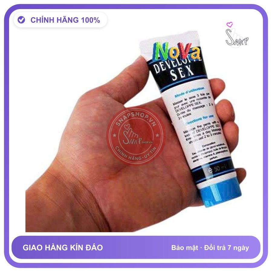 (Che Tên) Gel Bôi hỗ trợ Tăng Kích Thước Dương Vật Developpe Sex Tuýp 50ml mua 2 tặng 1 Cao Cấp Bảo Đảm