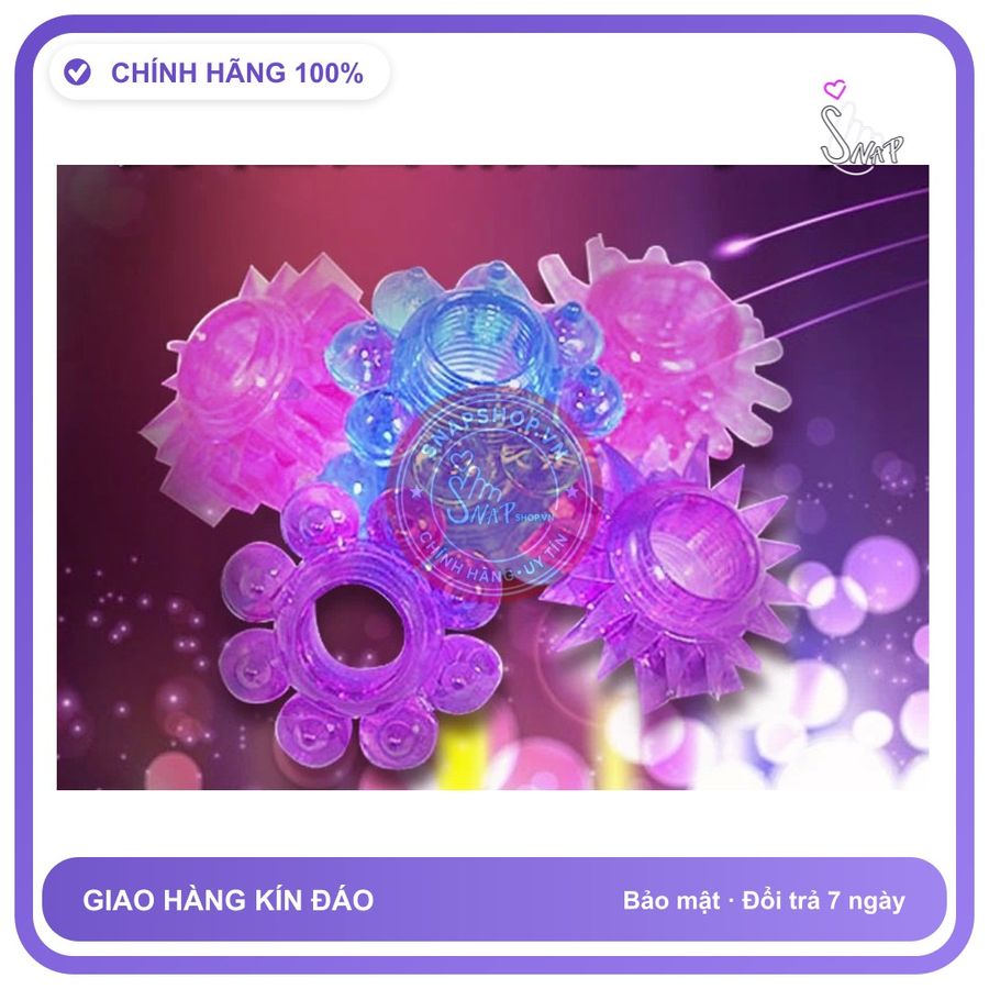 (Che Tên) Bao Cao Su Đôn Vòng Hoa – Tăng Kích Thước, Kích Thích Ngất Ngây 336318 - Snapshop