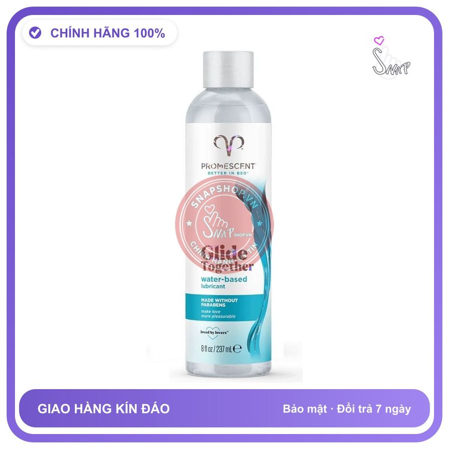 (Che Tên) Gel bô.i trơ.n gốc nước cao cấp Promescent Water-based Cao Cấp Bảo Đảm
