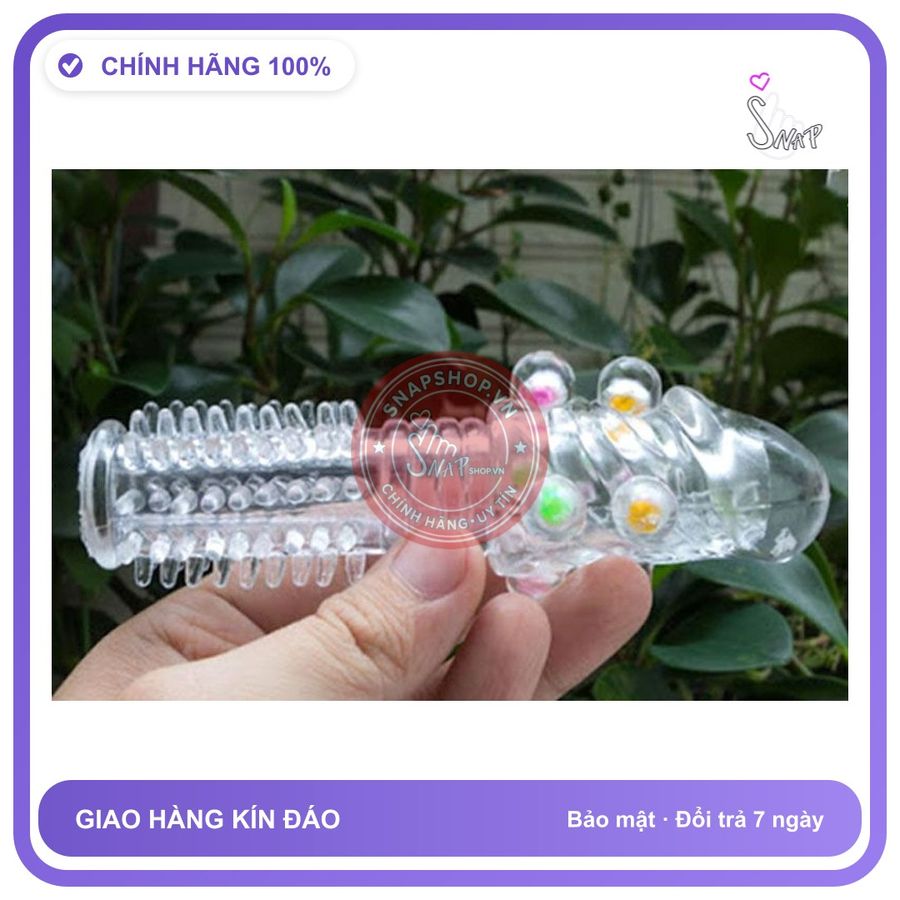 (Che Tên) Bao cao su đôn dên có bi sử dụng nhiều lần - Hàng Mới Về