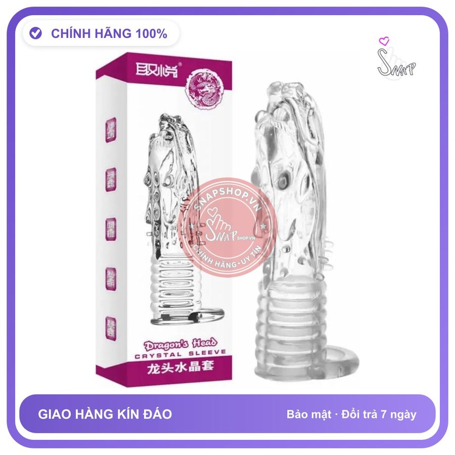 (Che Tên) Bao Cao Su Đôn Dên Đầu Rồng Có Quai Đeo - Hàng Mới Về