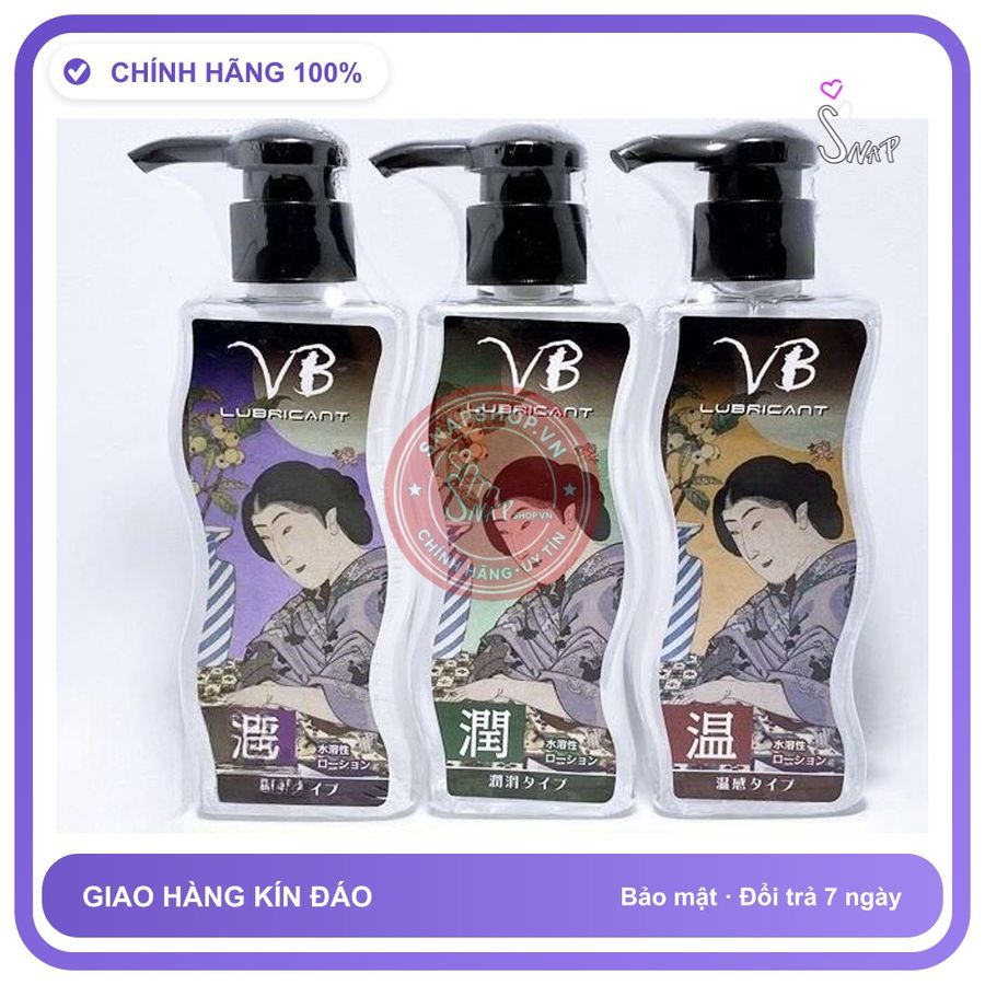 (Che Tên) Gel Bô.i Trơ.n Tự Nhiên 3 Tính Năng VB Lubricant - Nhật Bản Giao Nhanh Toàn Quốc