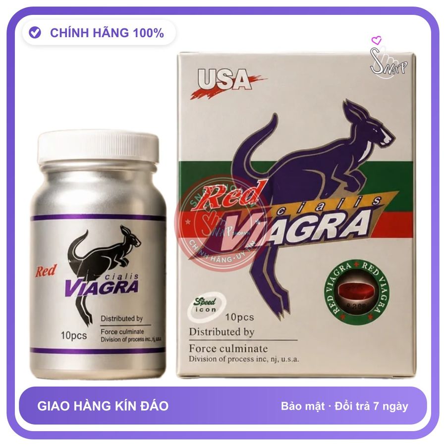 (Che Tên) Viên Uống Cường Dương Red Viagraa Cialis Giao Nhanh Toàn Quốc