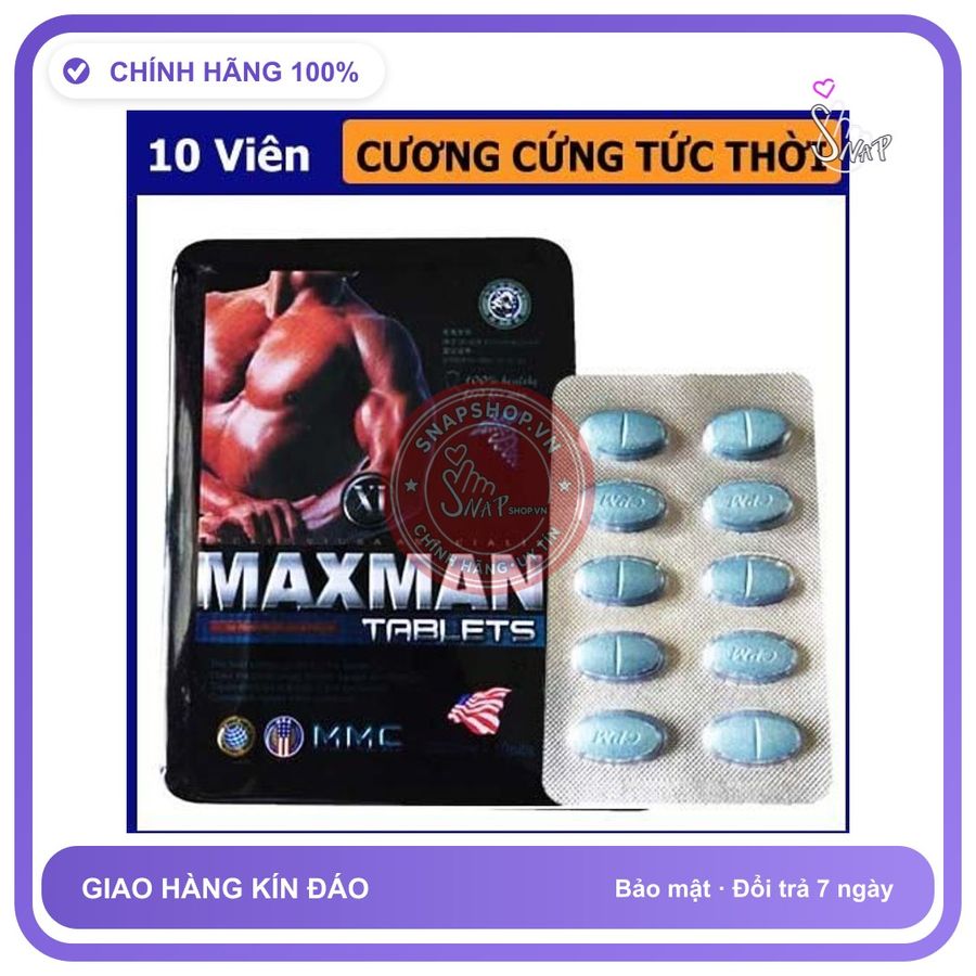 (Che Tên) Maxman 3800g Mỹ Chính Hãng Bảo Mật Tuyệt Đối