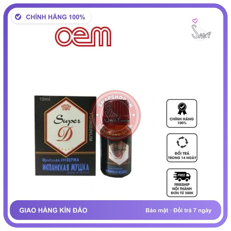 (Che Tên) Nước Super Đ chai 10ml hỗ trợ cân bằng cho nữ giới loại mạnh Bảo Mật Tuyệt Đối