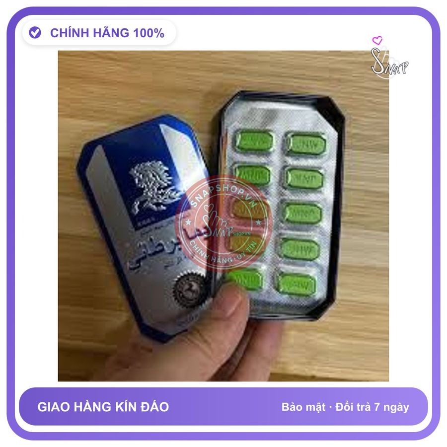 (Che Tên) Hộp Thiếc 10V Thái Xanh Có Tem Chính Hãng - Snapshop