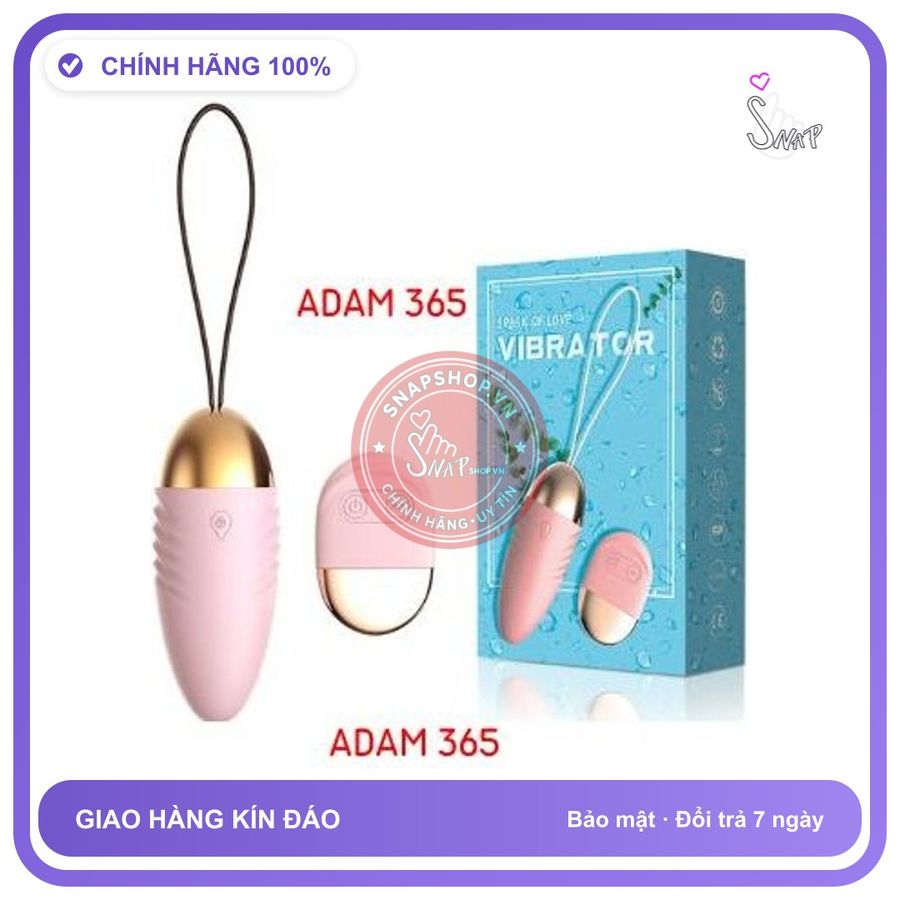 (Che Tên) Trứng rung tăng khoái cảm Lilo Vibrator 10 chế độ chính hãng - Hàng Mới Về
