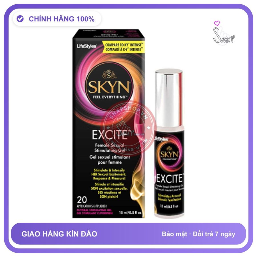 (Che Tên) Gel bô.i trơ.n cho nữ Lifestyles Excite Mỹ - Hàng Mới Về