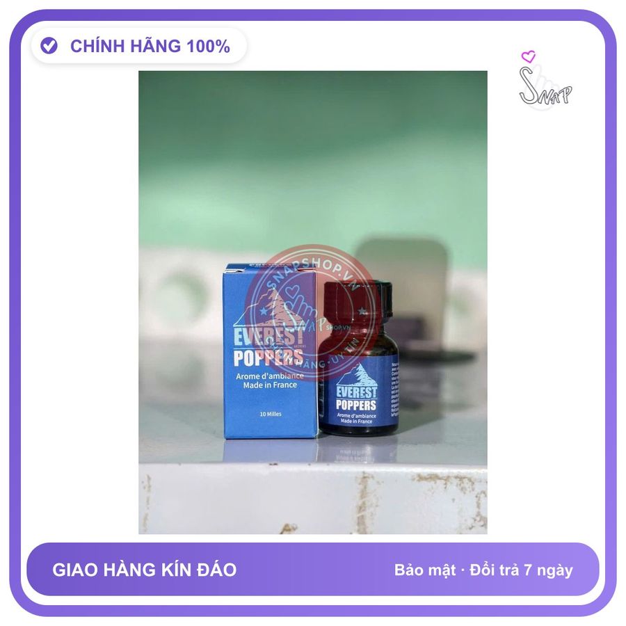 (Che Tên) Chai hít tăng khoái cảm Popper 10ml dùng cho nam nữ, che tên Giao Nhanh Toàn Quốc