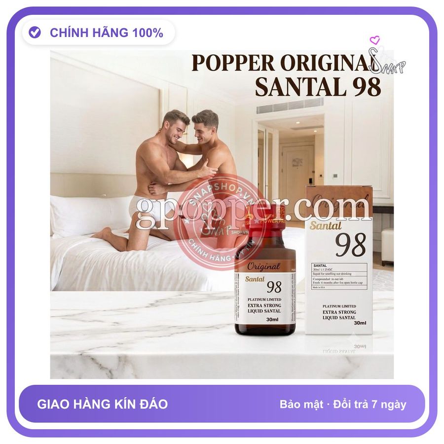 (Che Tên) Popper nước 30ml , USA, Hàng Sịn Cực Mạnh, Không Phê Hoàn Tiền Chuẩn Auth