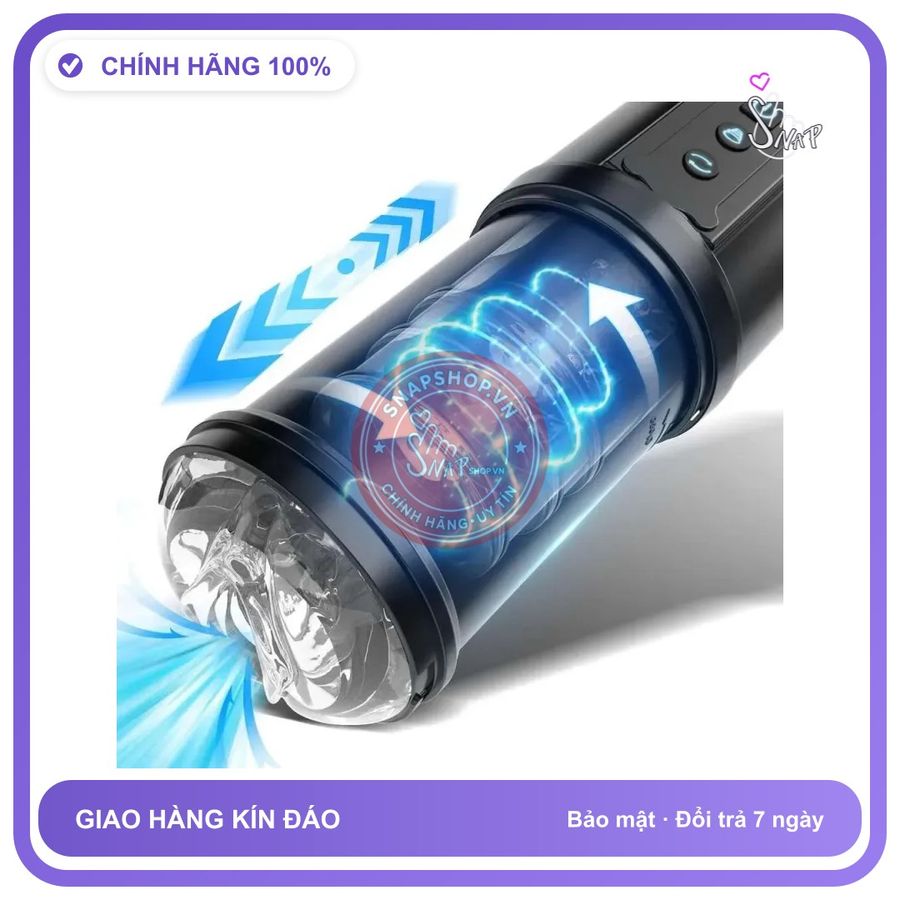 (Che Tên) Âm Đạo Giả Thụt Ngoáy Tự Động 10 Chế Độ Bảo Mật Tuyệt Đối