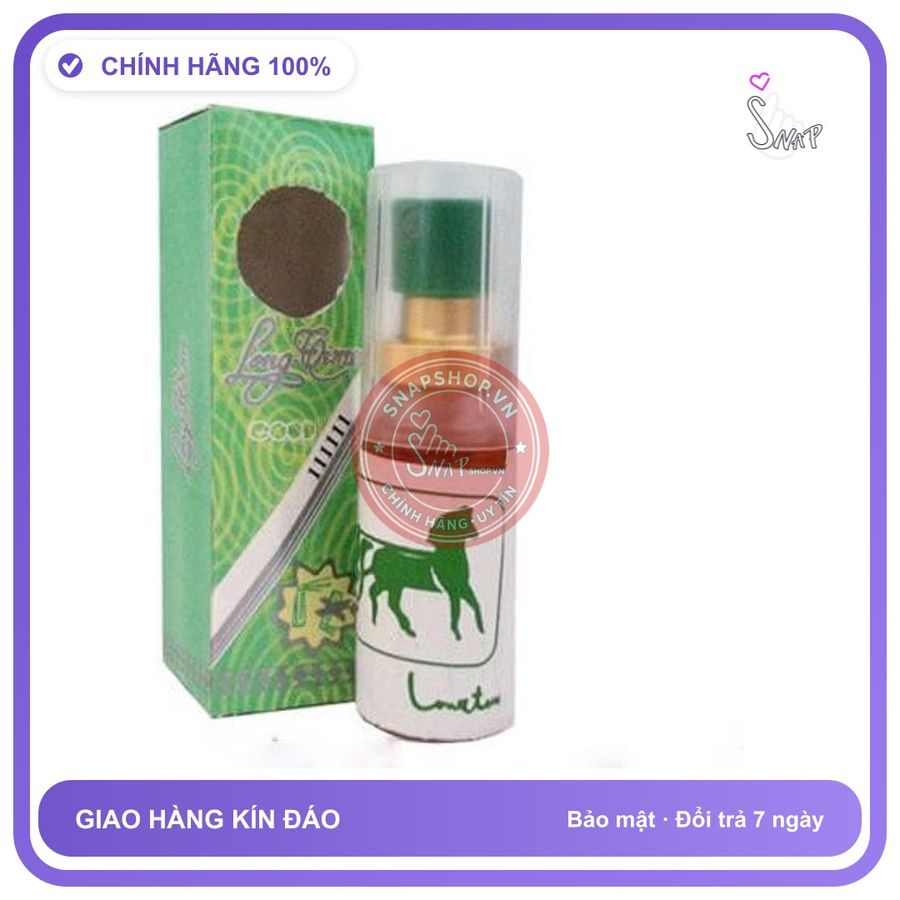 (Che Tên) Xịt Lạnh Thái 5ml Longtime Plus Chính Hãng Chuẩn Auth