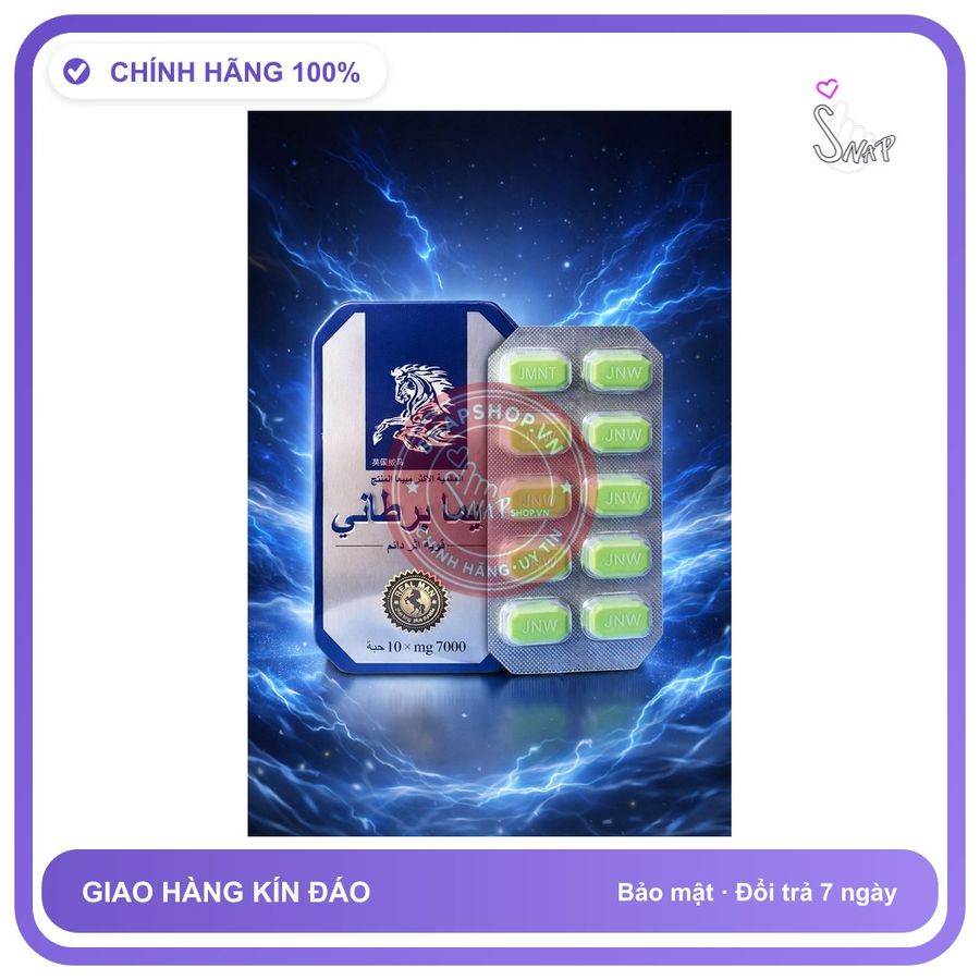 (Che Tên) Hộp Ngựa Tăng Cường Sinh Lý Phái Mạnh - Chiết Xuất Thiên Nhiên 100% - Sản Phẩm Hỗ Trợ Sức Khỏe Nam Giới Bảo Mật Tuyệt Đối