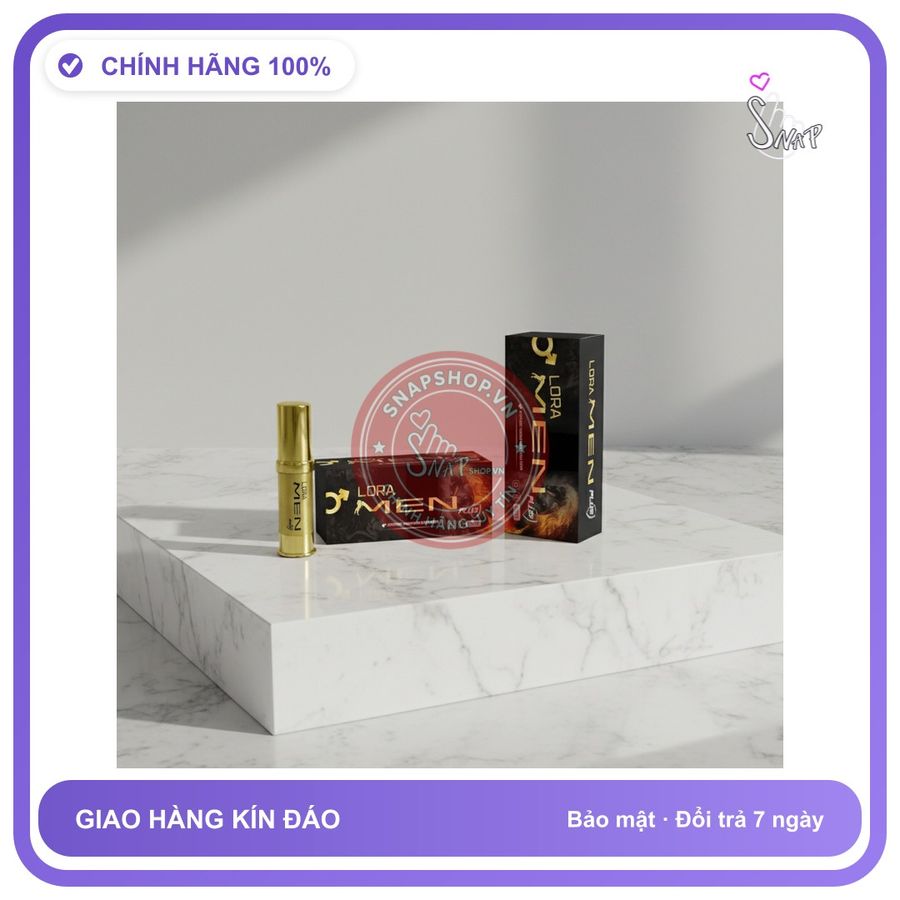 (Che Tên) Xịt hỗ trợ Nam GIới - Hương Tự Nhiên Lora Giao Nhanh Toàn Quốc