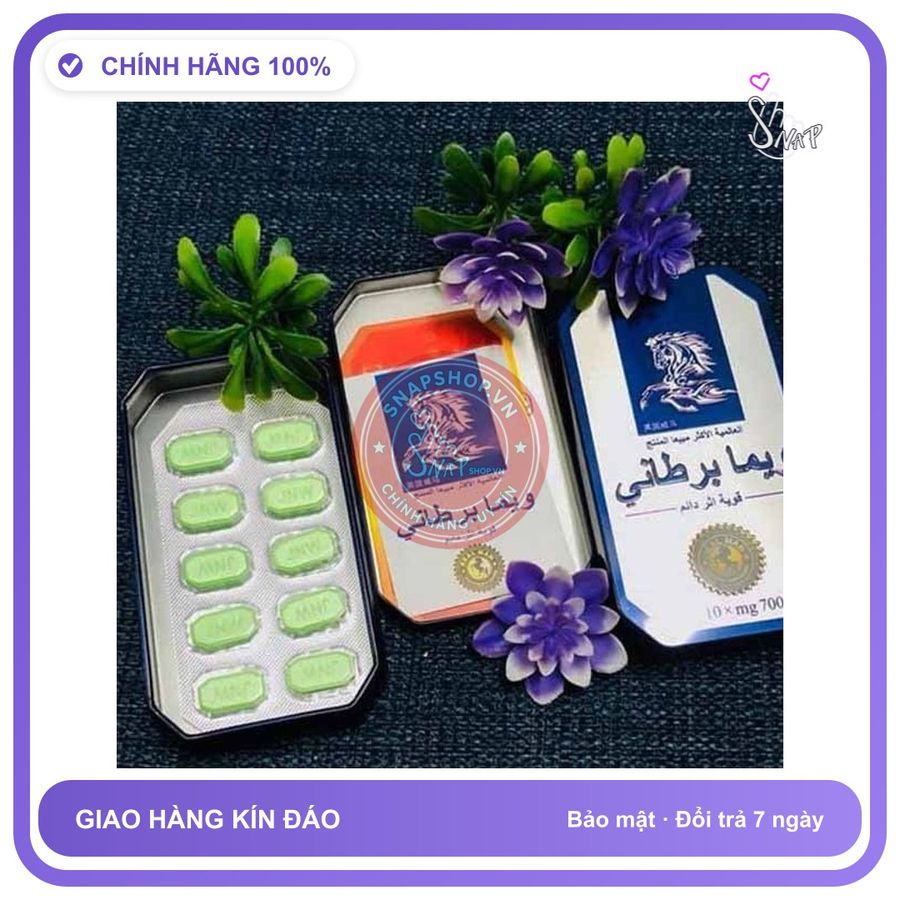 (Che Tên) Viên uống hỗ trợ nam giới sâm thái 10v có tem Cao Cấp Bảo Đảm