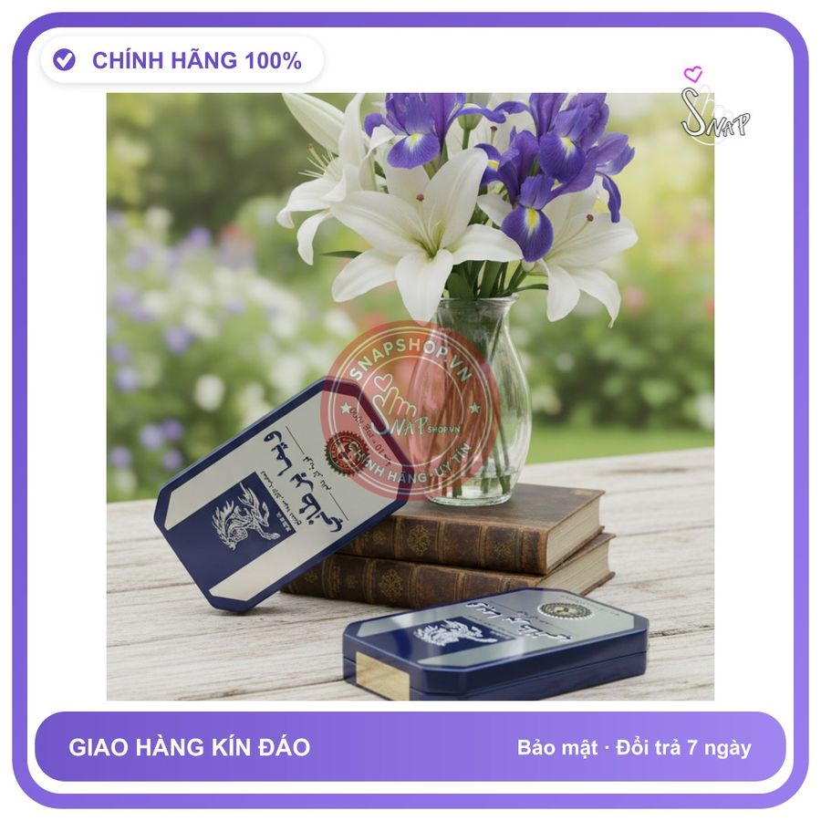(Che Tên) Hộp Thái Xanh Hộp Thiếc 10v Plus Tiện lợi nhỏ gọn Cao Cấp Bảo Đảm