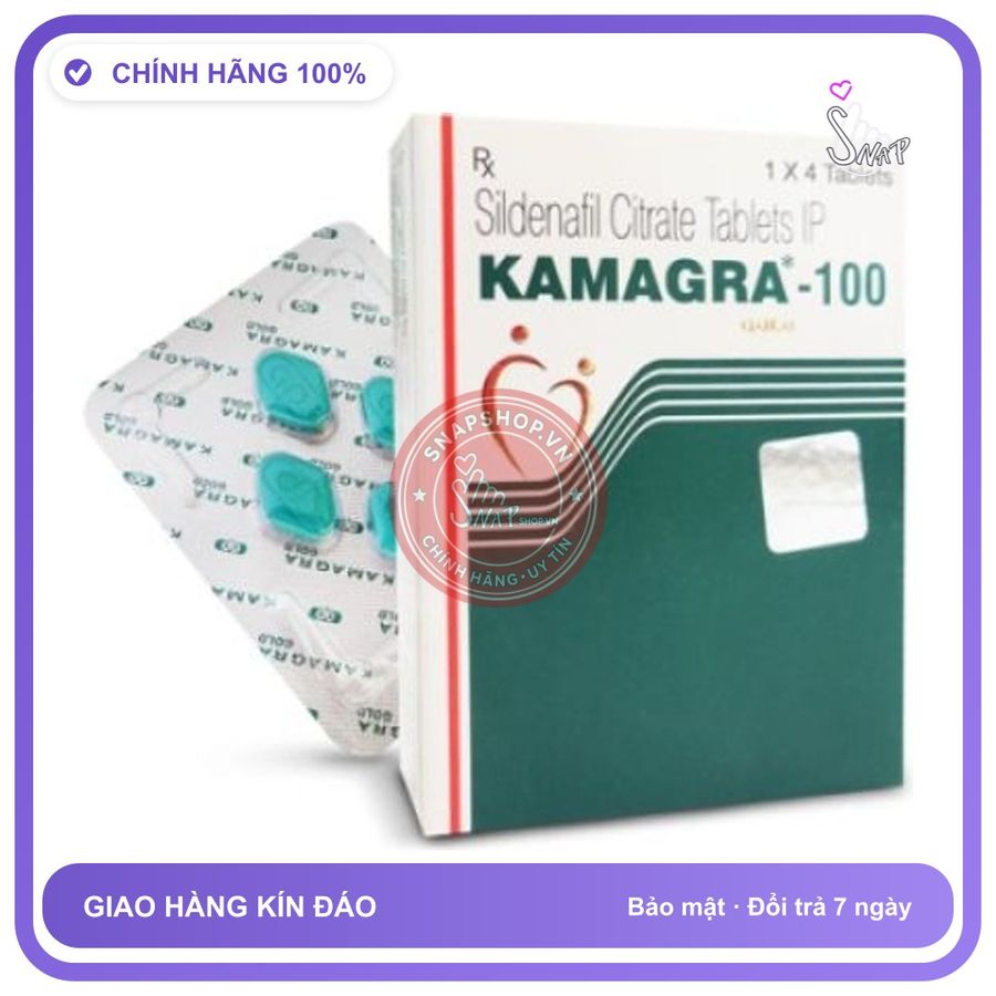 (Che Tên) Viên uống HÕ TRỢ NAM 100mg HỘP 4 VIÊN - Hàng Mới Về