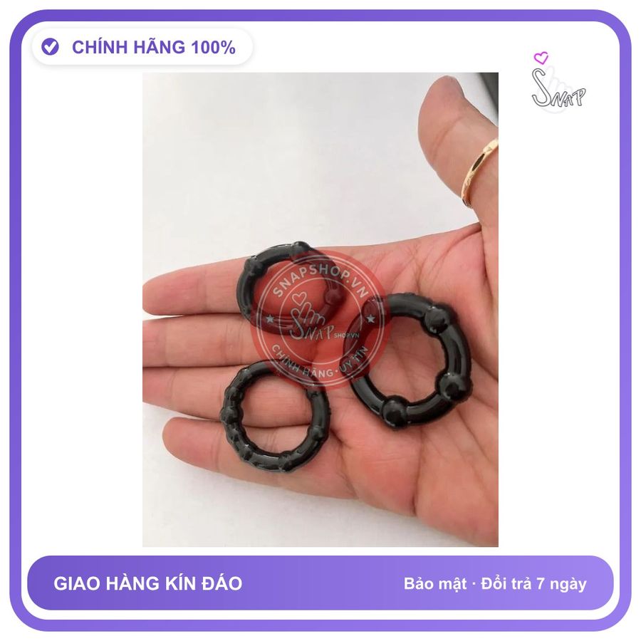 (Che Tên) Bộ 3 vòng cho cậu nhỏ chống xts 356866 Cao Cấp Bảo Đảm