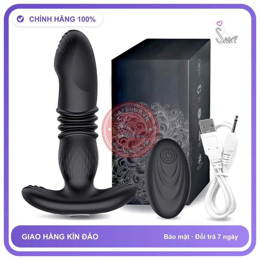 (Che Tên) Plug Thụt + Rung 20 Chế Độ Hỗ Trợ 24/7