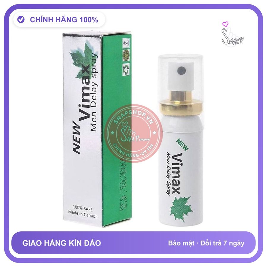(Che Tên) Xịt thiên nhiên New Vimax hiệu quả dài lâu chăm sóc nam Hỗ Trợ 24/7