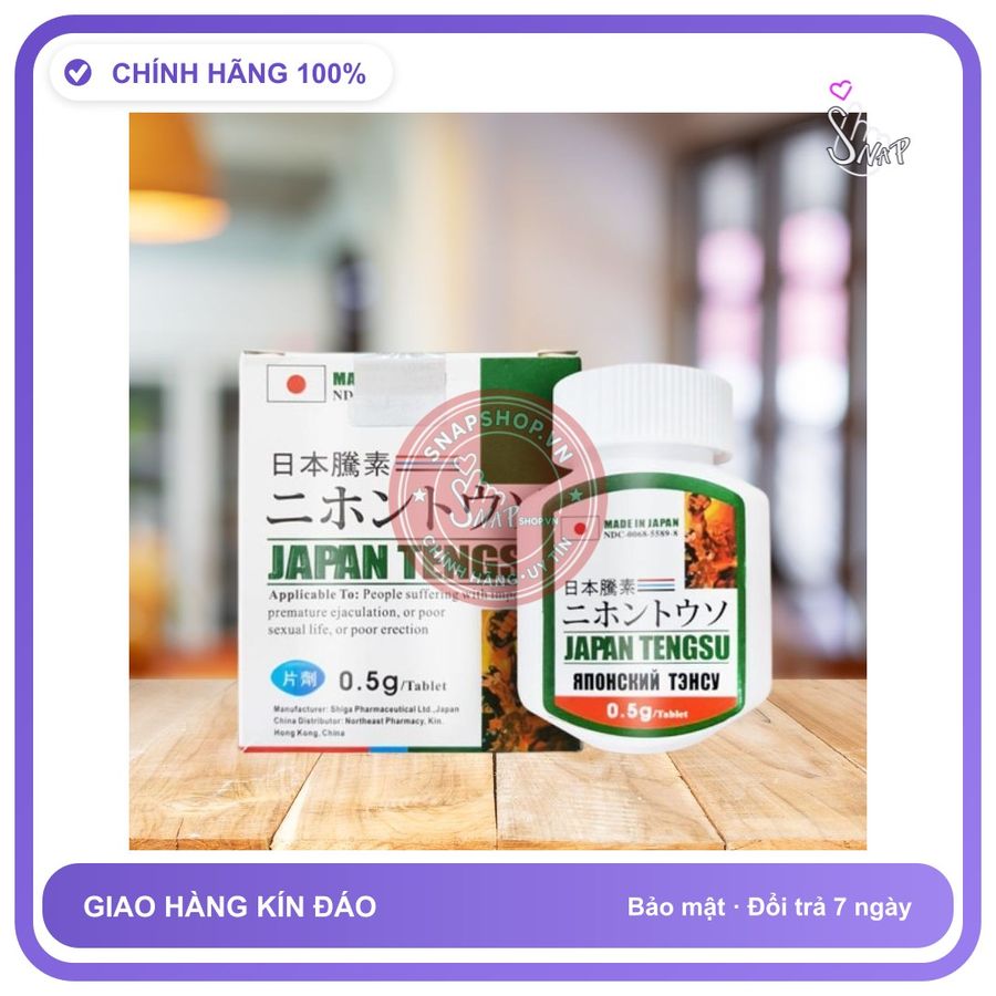 (Che Tên) Hộp Japan Tengsu 16v Hỗ Trợ Chăm Sóc Nam Giới Hộp Trắng Kín