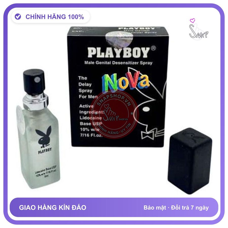 (Che Tên) Xịt Playboy hỗ trợ kéo dài thời gian yêu cho nam giới Bảo Mật Tuyệt Đối