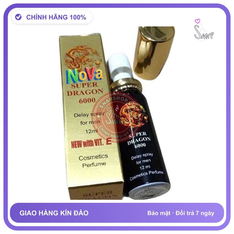 (Che Tên) NoVa Xịt Super Dragon 6000 - Hàng Mới Về