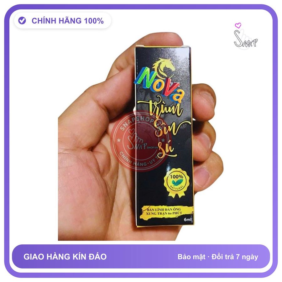 (Che Tên) Xịt khoáng chăm sóc nam giới Trùm Sìn Sú siêu cô đặt lọ 10ml,hỗ trợ lâu ra Cao Cấp Bảo Đảm