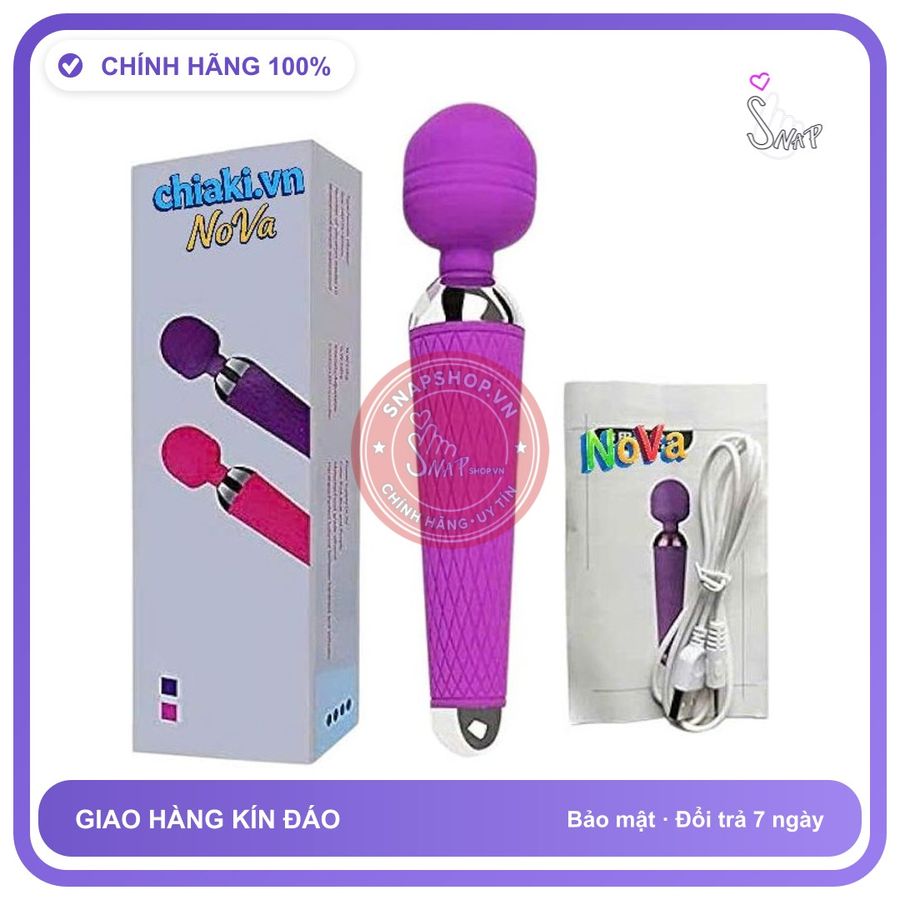(Che Tên) Máy massage tình yêu NoVa JAV sạc pin 10 chế độ Cao Cấp Bảo Đảm