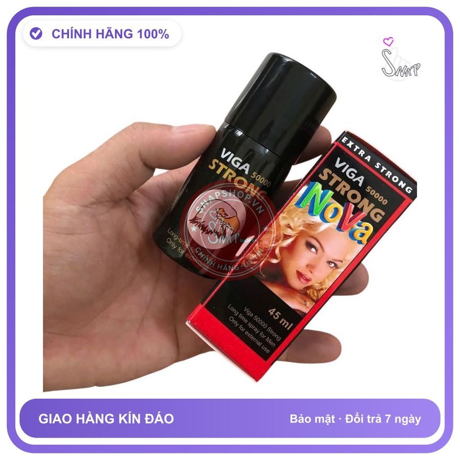 (Che Tên) Xịt ViGa strong NoVa xịt hõ trợ kéo dài quan hệ cho nam Hỗ Trợ 24/7