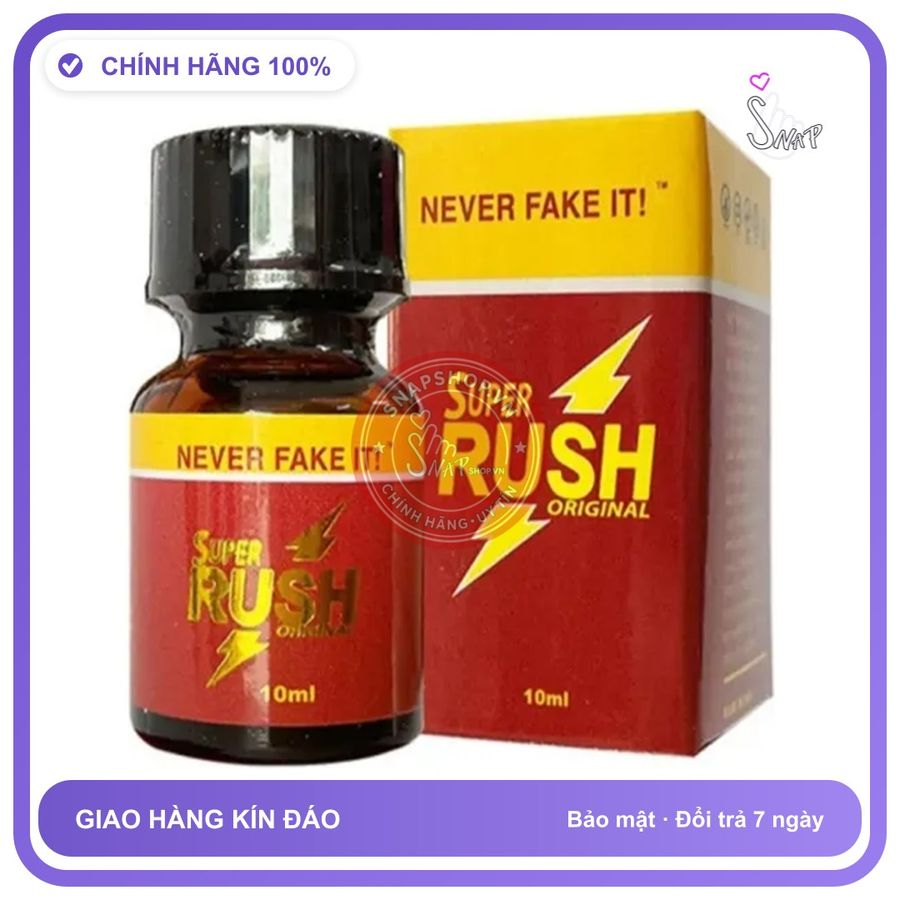 (Che Tên) Nước hoa Popper Super Rush Original Red 10ml - Snapshop