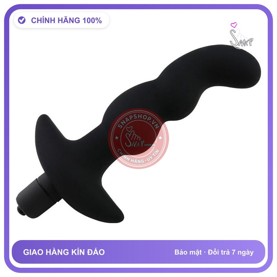 (Che Tên) Plug Rung Điểm G Ngắn 10 Chế Độ Rung Hỗ Trợ 24/7
