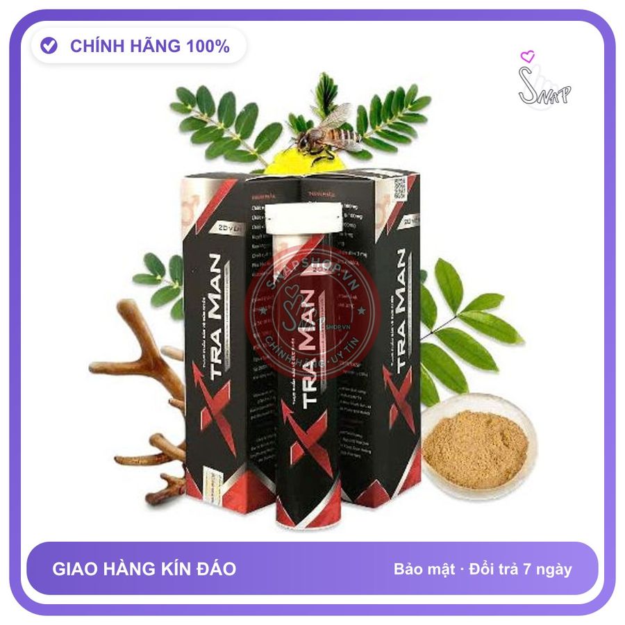 (Che Tên) Viên Sủi XtraMan Black – Giúp Cải Thiện Chức Năng Sinh Lý Nam Giới mua 2 tặng 1 Cao Cấp Bảo Đảm