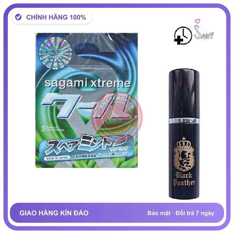 (Che Tên) Bcs Kéo Dài Thời Gian Sagami + Xịt dành cho nam - Snapshop