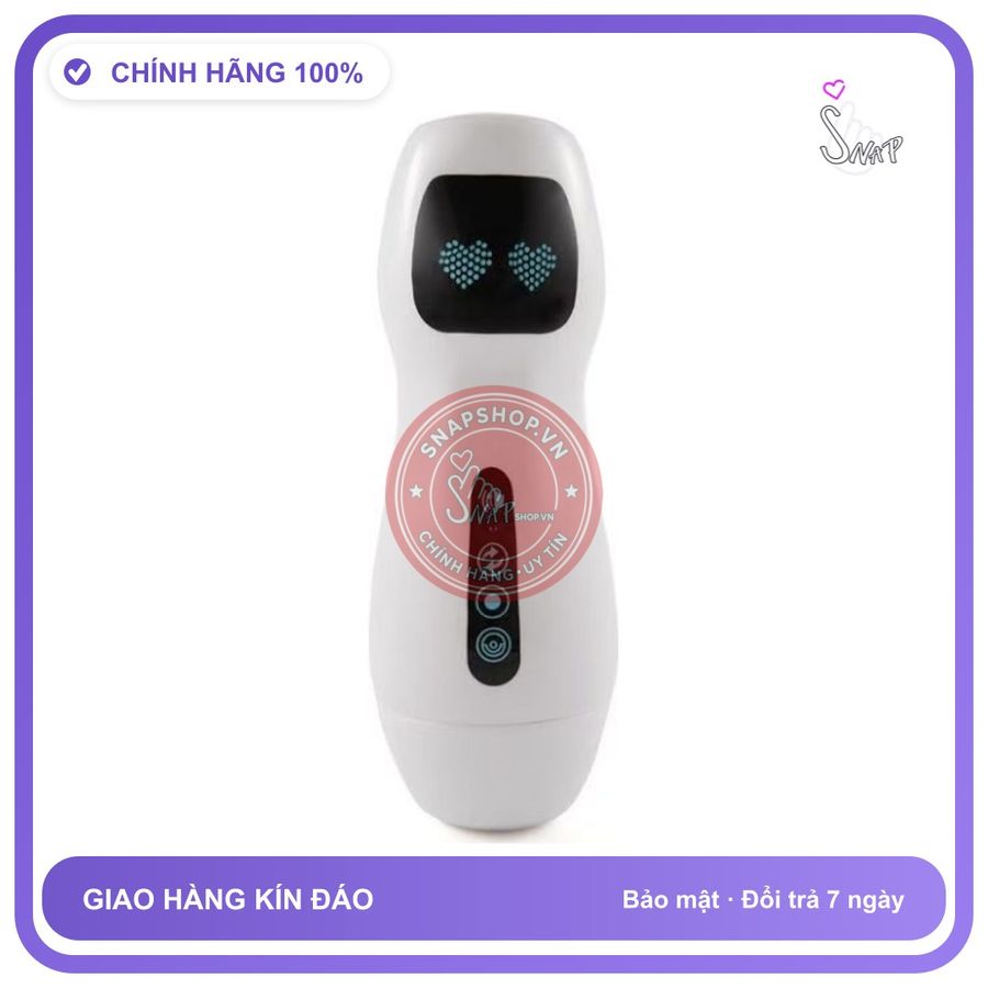 (Che Tên) Cốc Robot Mini – Thiết bị rung sạc USB tiện lợi 322151 Cao Cấp Bảo Đảm