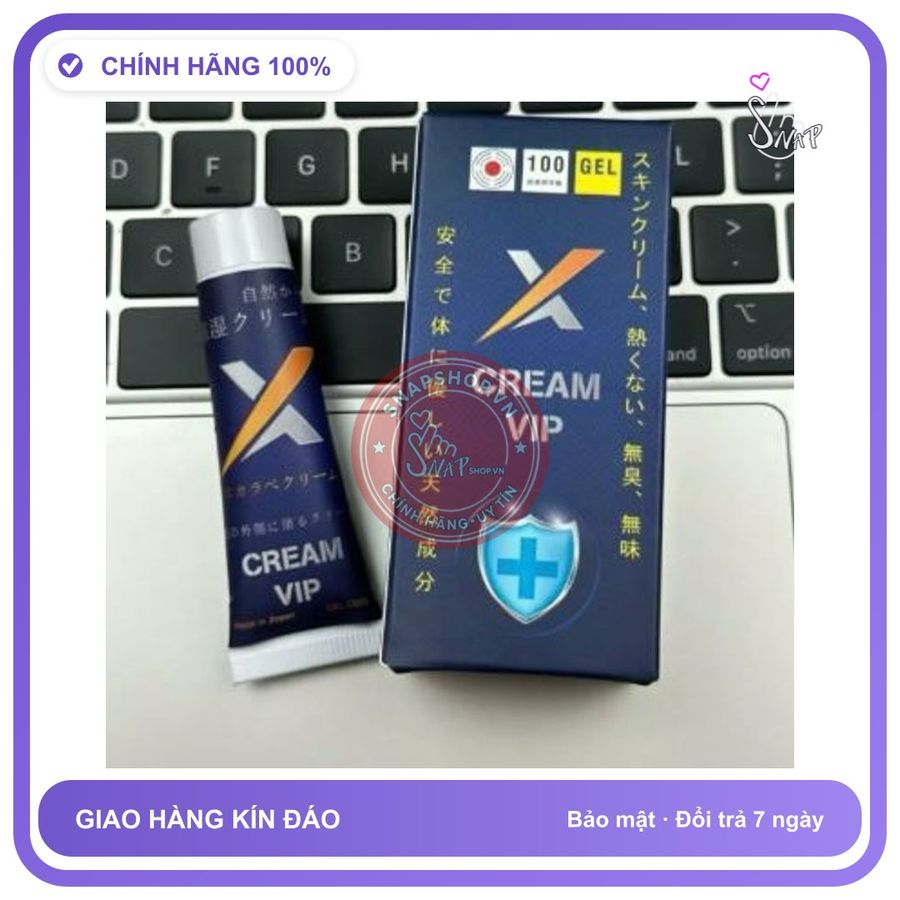 (Che Tên) Kem vip nhật chính hãng kéo dài sinh lý nam kem cream nhật bản Hộp Trắng Kín
