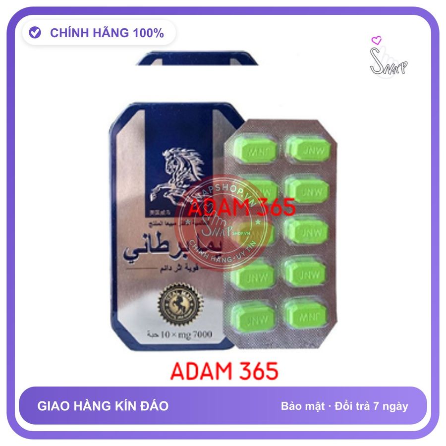 (Che Tên) VIÊN UỐNG TĂNG CƯỜNG CƯƠNG CỨNG NAM GIỚI NGỰA THÁI HỘP 10V Chuẩn Auth