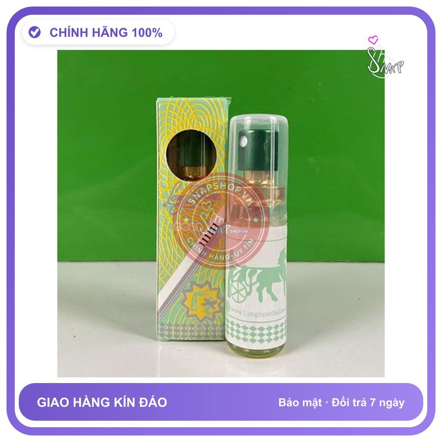 (Che Tên) XỊT KÉO DÀI THỜI GIAN CHÍNH HÃNG LONGTIME 5ML THÁI LAN Hộp Trắng Kín